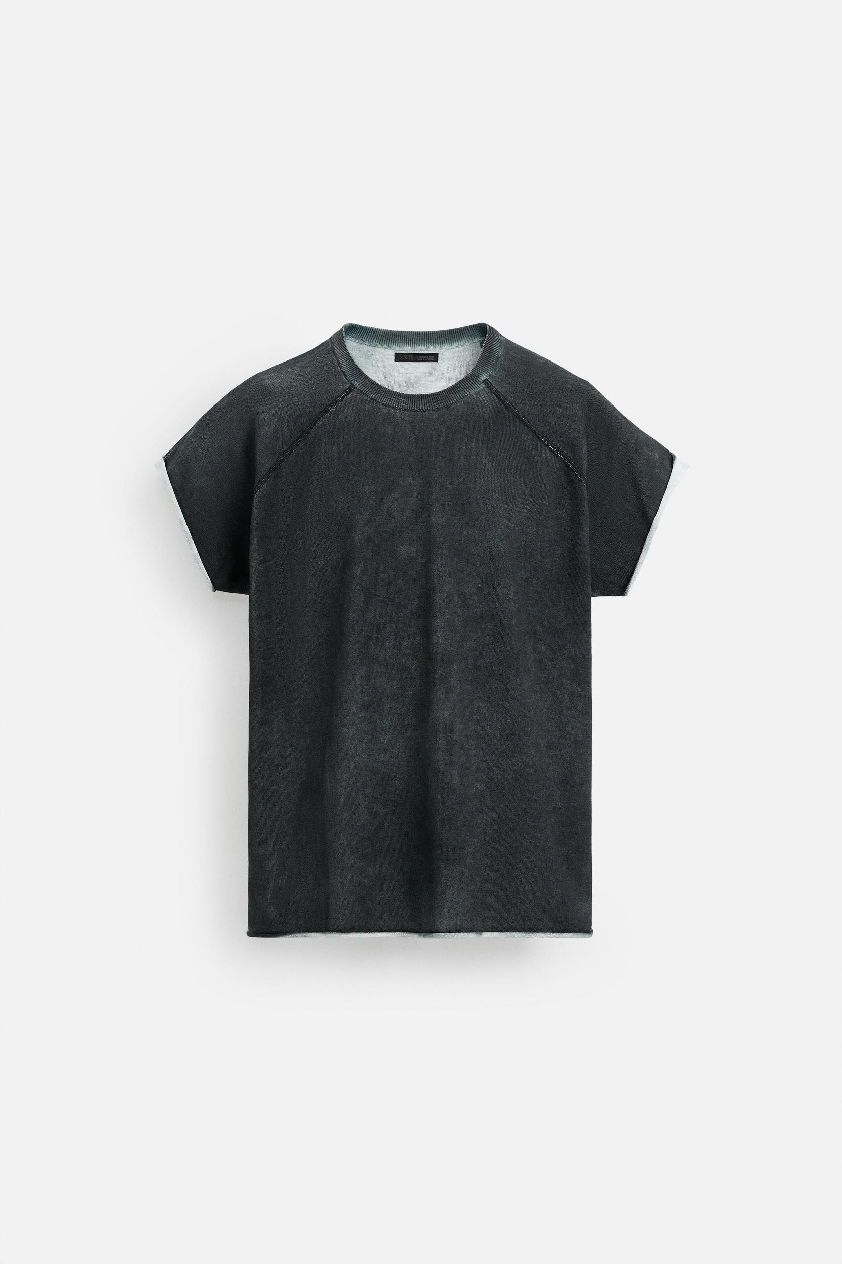WASHED KNIT T-SHIRT Product Image