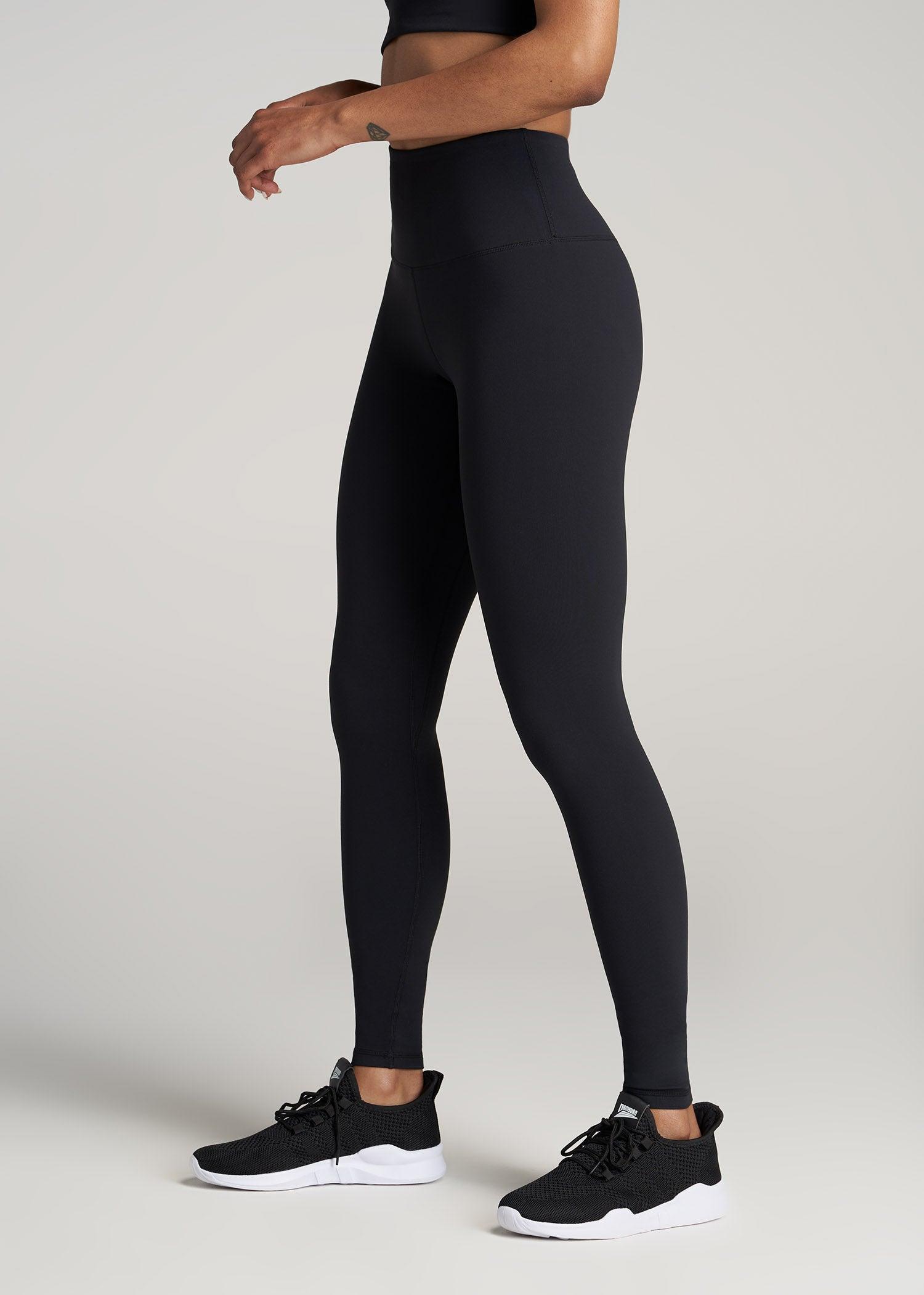 Balance High-Rise Leggings for Tall Women in Black Female Product Image
