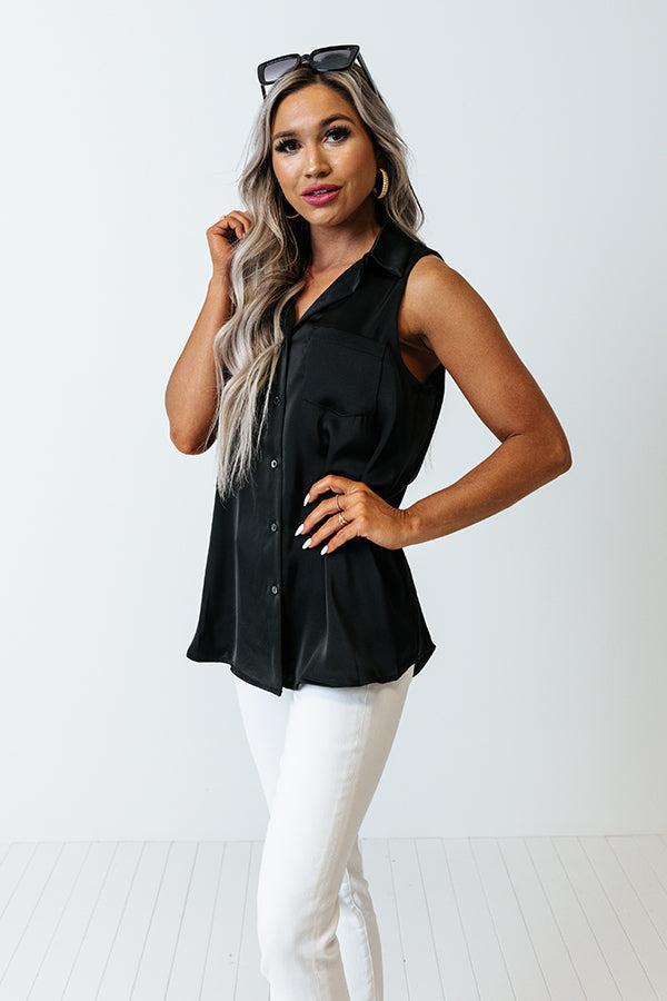 Martini Nights Shift Top In Black Product Image