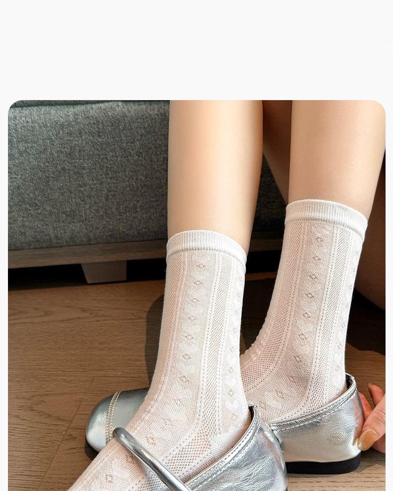 Set of 3 Pairs: Plain Short Socks Product Image