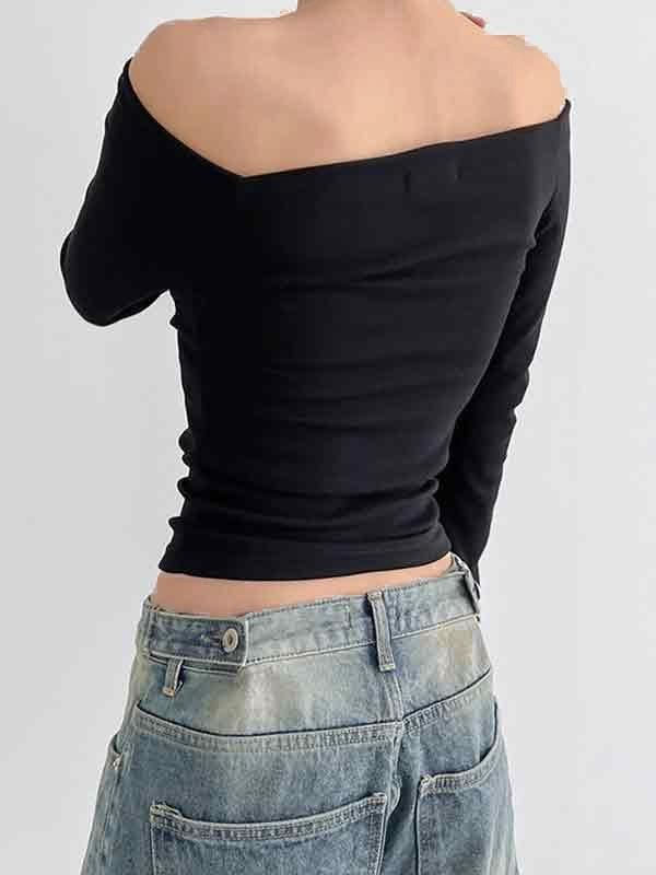 Cross Hot Diamond Long Sleeve Tee Product Image