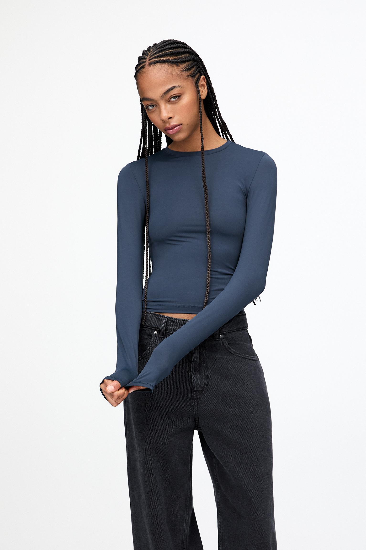 Long sleeve polyamide T-shirt Product Image