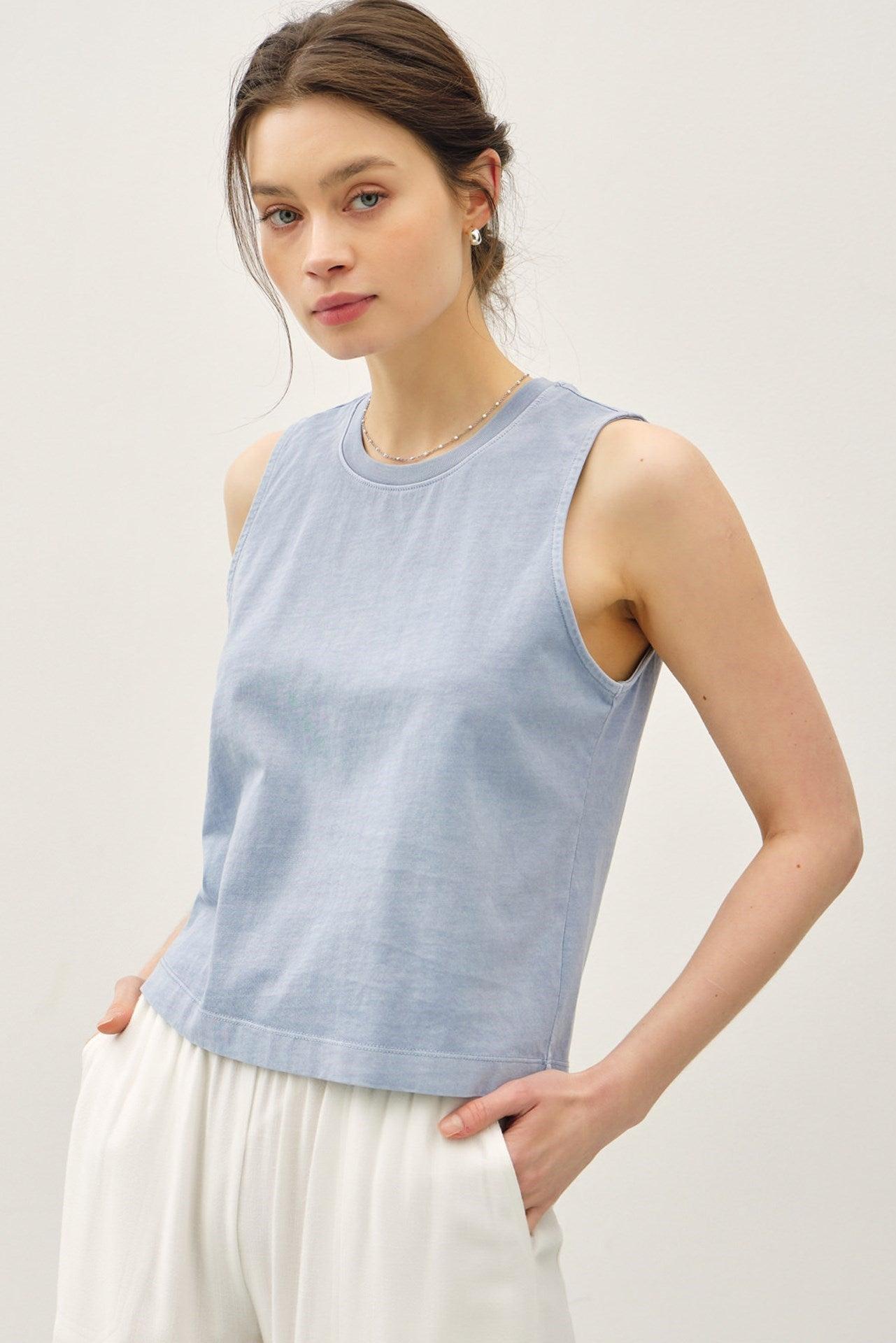 UB BASICS: WASHED & CROPPED TANK Product Image