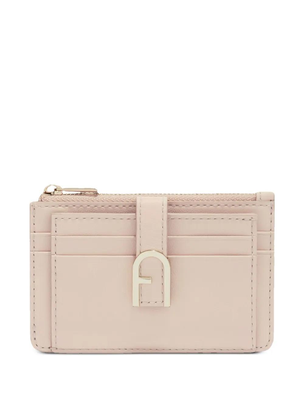 FURLA Leather Wallet In Neutral Product Image