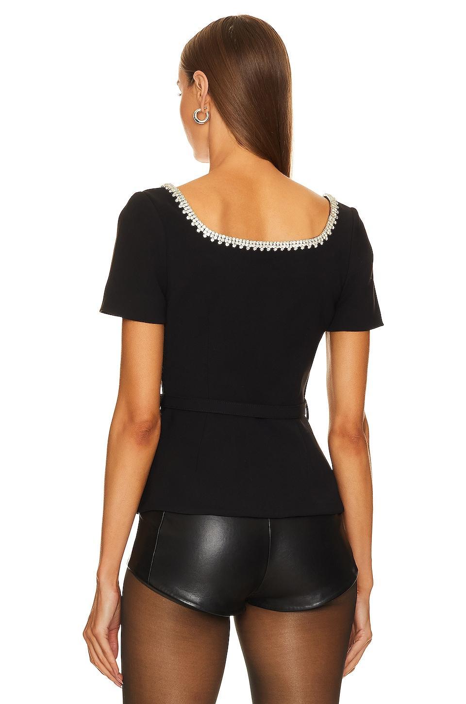 Bonded Crepe Top self-portrait Product Image