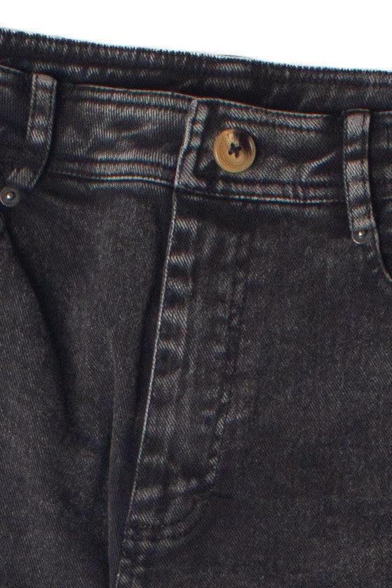 Frayed Hem Wide Leg Jeans Product Image