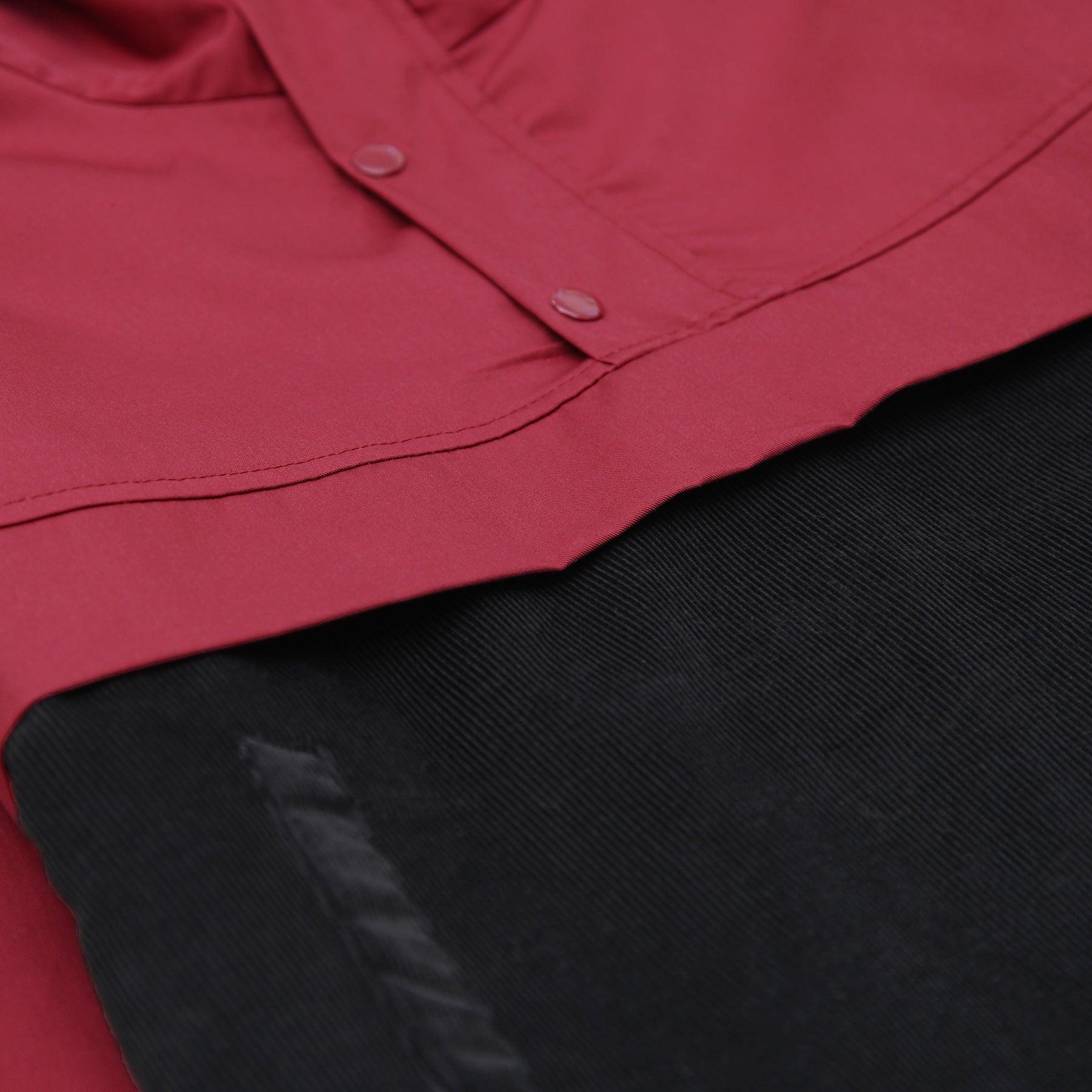 Blacksmith - Two Tone Corduroy/Canvas Pullover - Claret Product Image