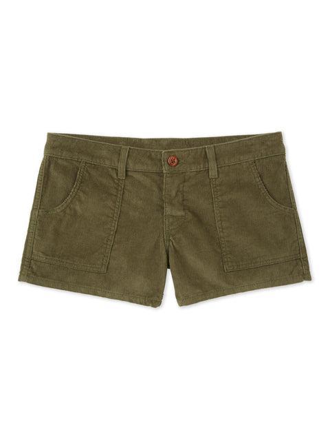 Women's Classic Corduroy Shorts - Light Blue Product Image