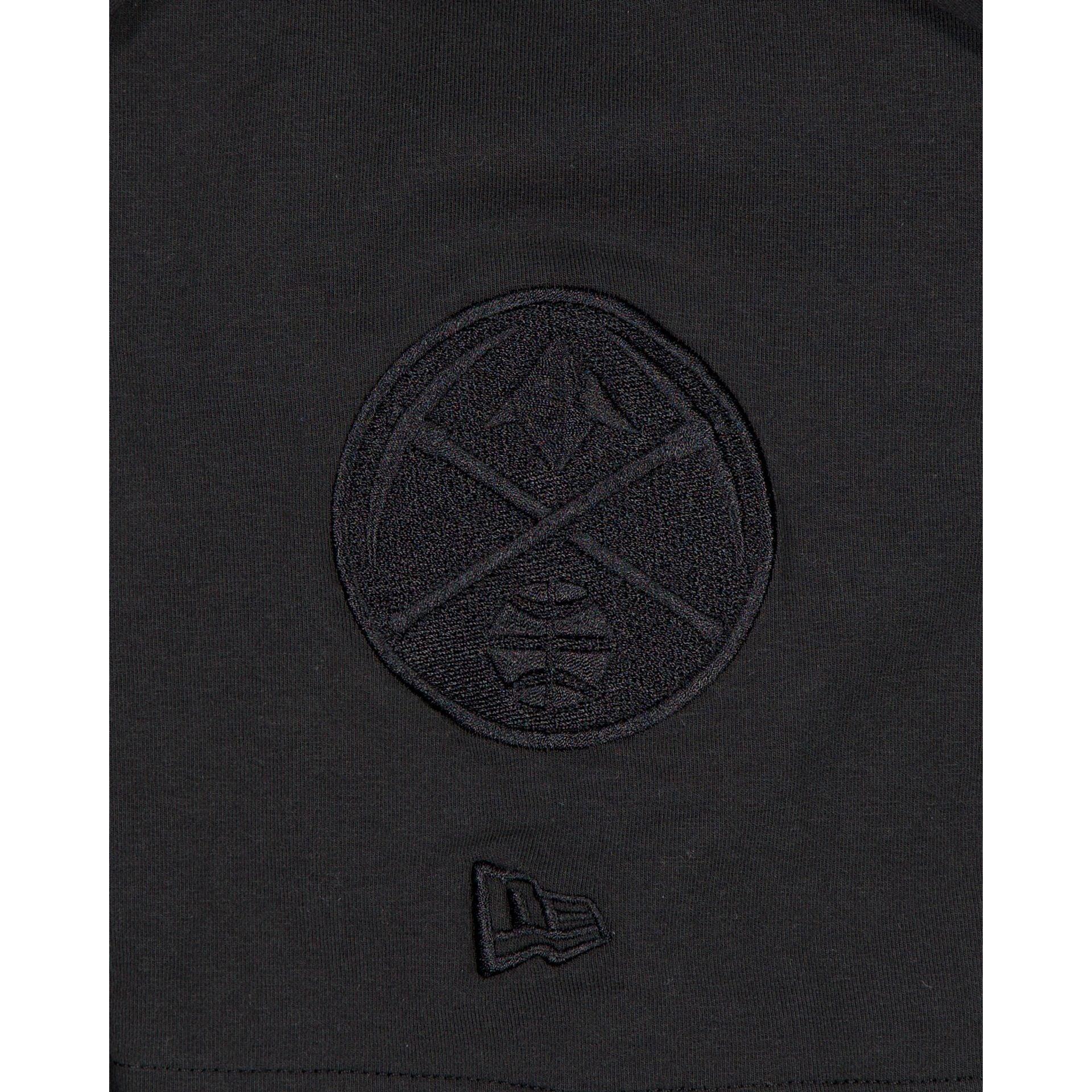 Denver Nuggets Black on Black Logo Select T-Shirt Male Product Image