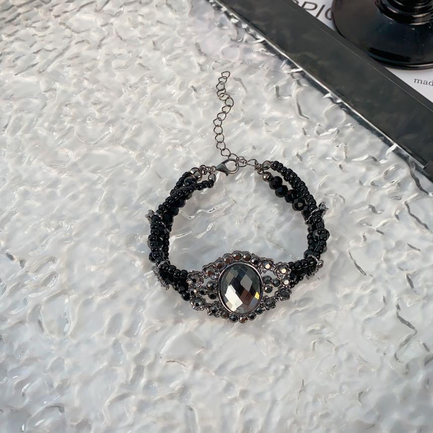 Rhinestone Alloy Bracelet Product Image