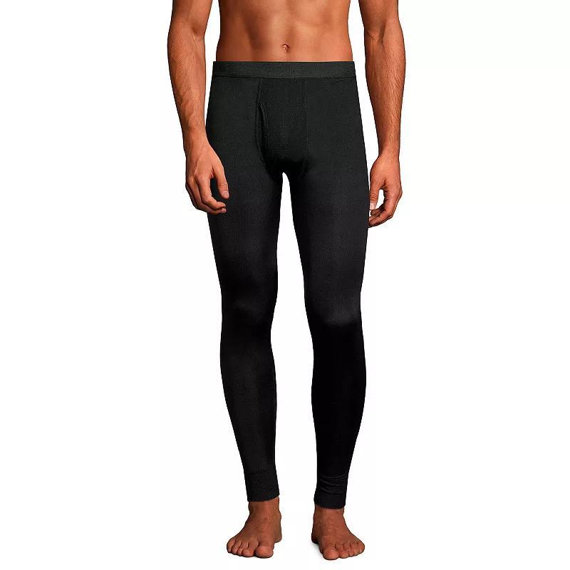 Men's Lands' End Silk Long Underwear Pants,  Product Image