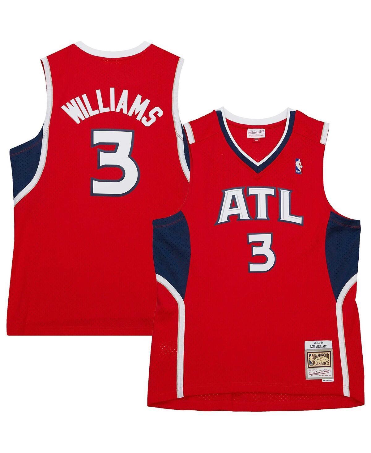 Mens Mitchell & Ness Lou Williams Atlanta Hawks Hardwood Classics Swingman Jersey Product Image