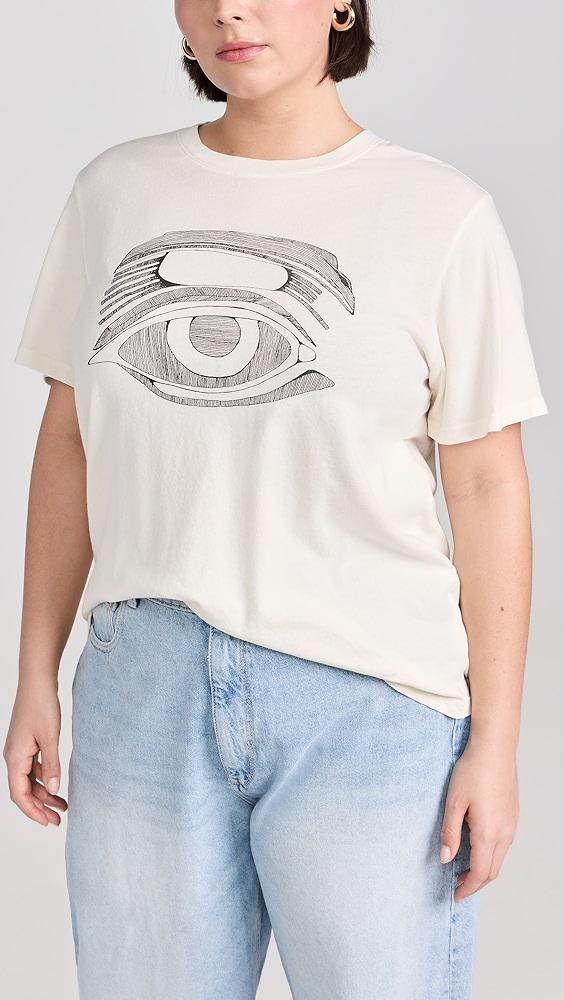 Raquel Allegra Betty Tee with Evil Eye | Shopbop Product Image