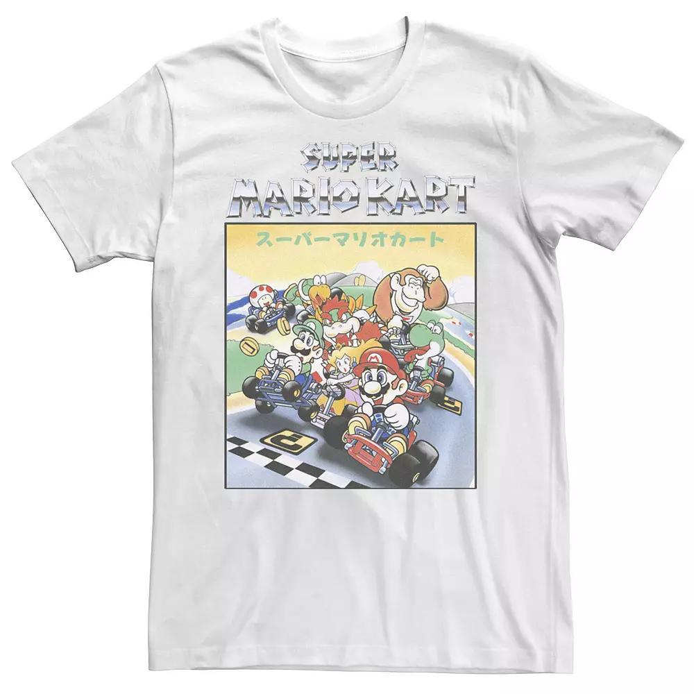 Men's Nintendo Mario Kart Kanji Poster Tee,  Product Image
