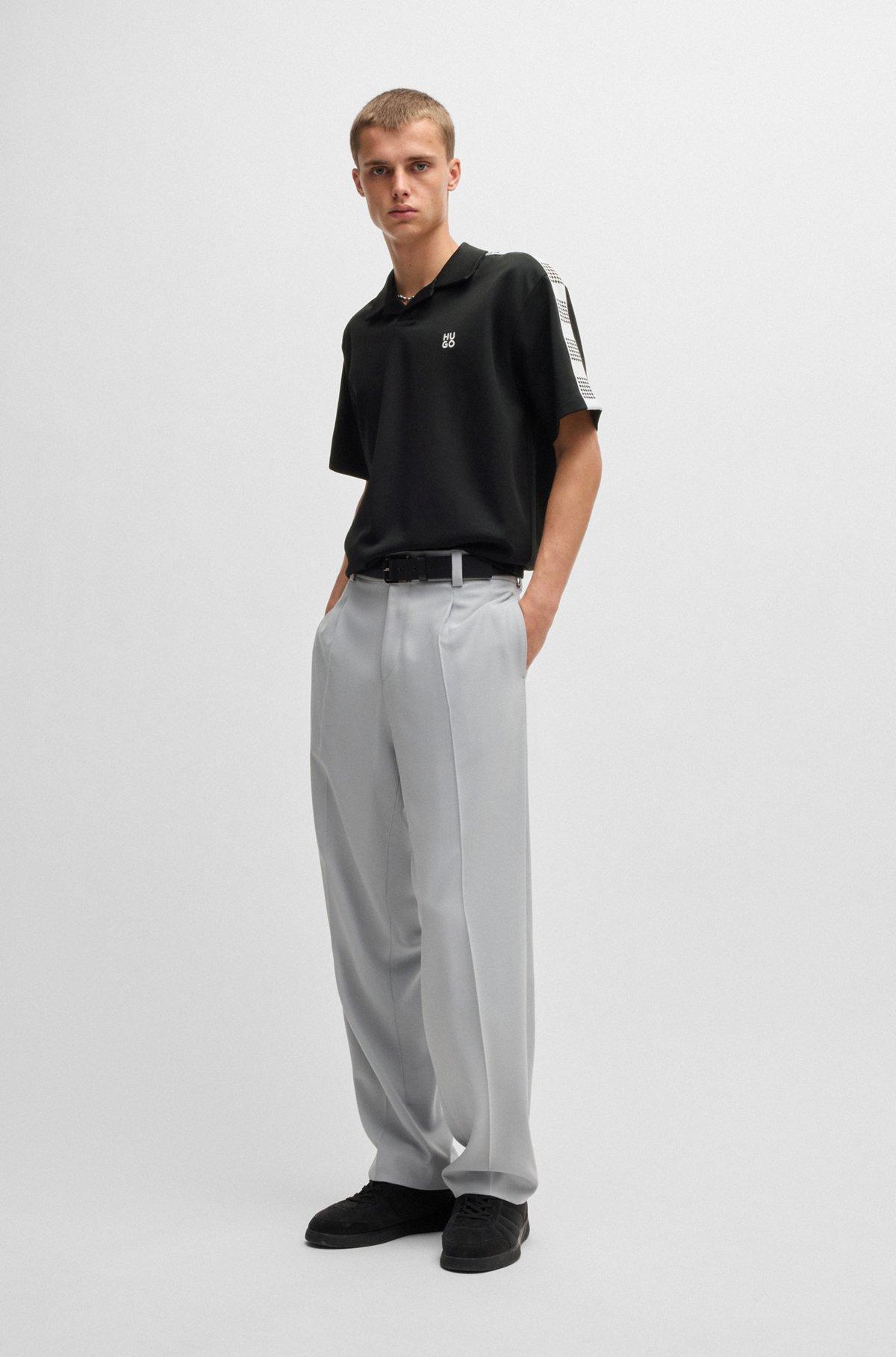 Polo shirt with checked tape Product Image