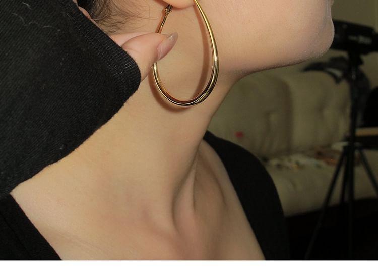 Geometric Hoop Earring Product Image