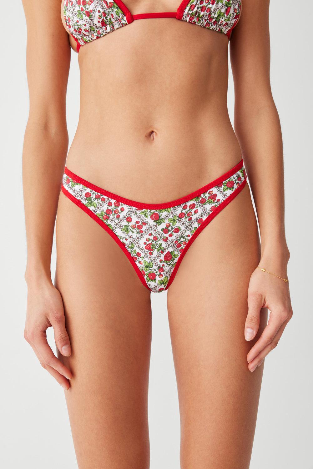 Dove Classic Bikini Bottom - Berry in Love Product Image