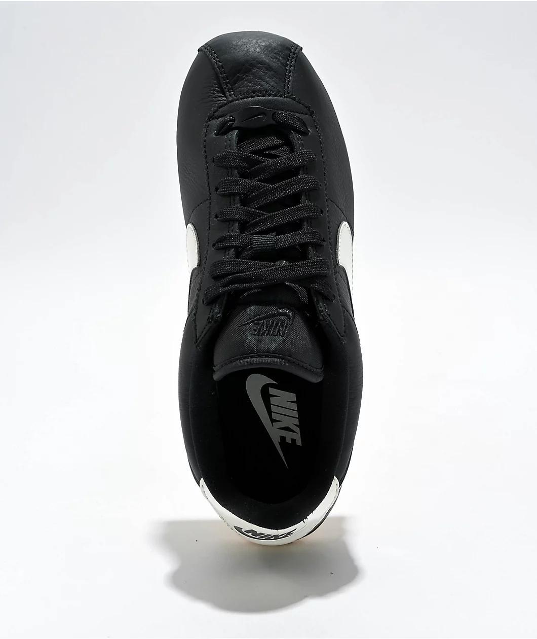 Nike Cortez 23 Premium Black & Alabaster Shoes Product Image