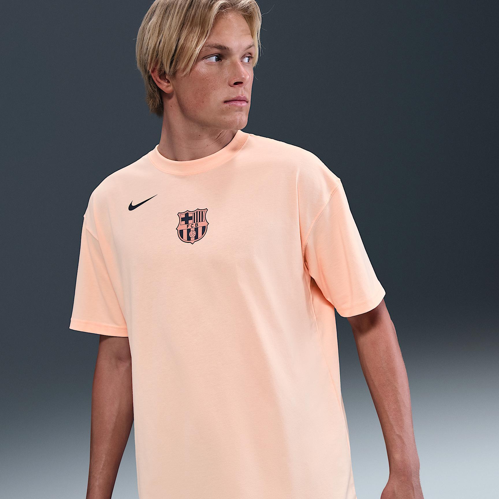 FC Barcelona Nike Mens Total 90 Soccer T-Shirt | IB7294-410 Product Image