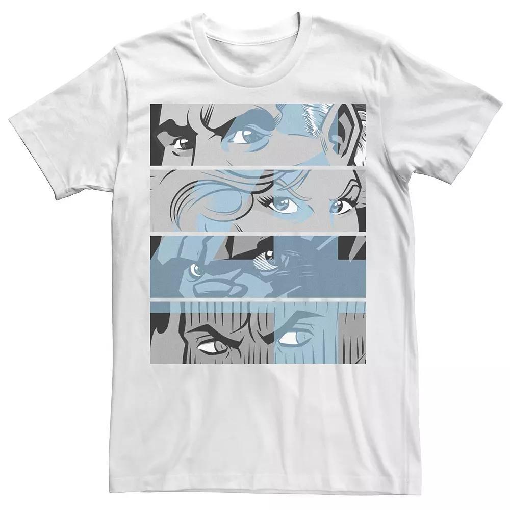 Mens Marvel Fantastic Four Group Shot Eyes Panel Tee Product Image