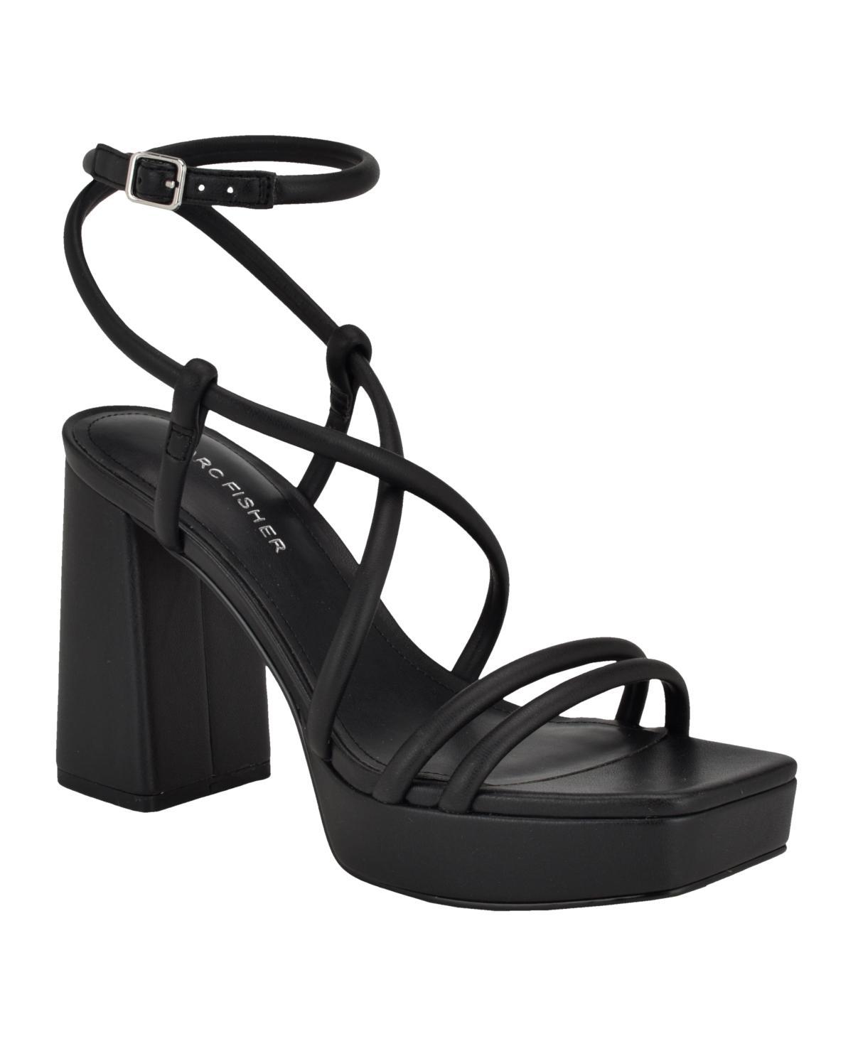 Marc Fisher Womens Gimie Block Heel Strappy Dress Sandals Product Image