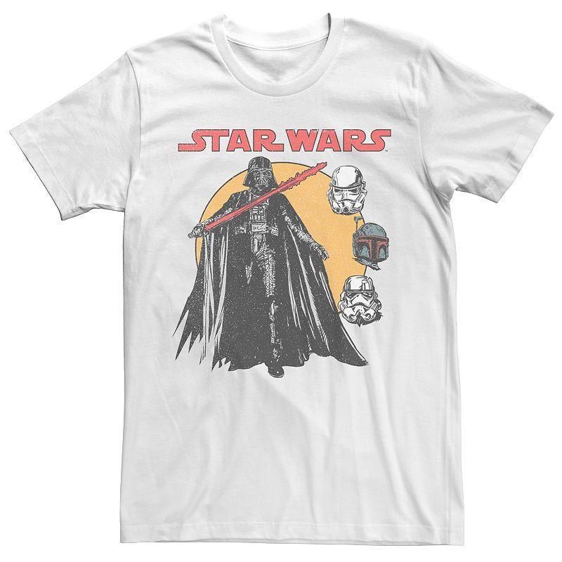 Men's Star Wars Darth Vader Retro Villain Collage Tee,  Product Image