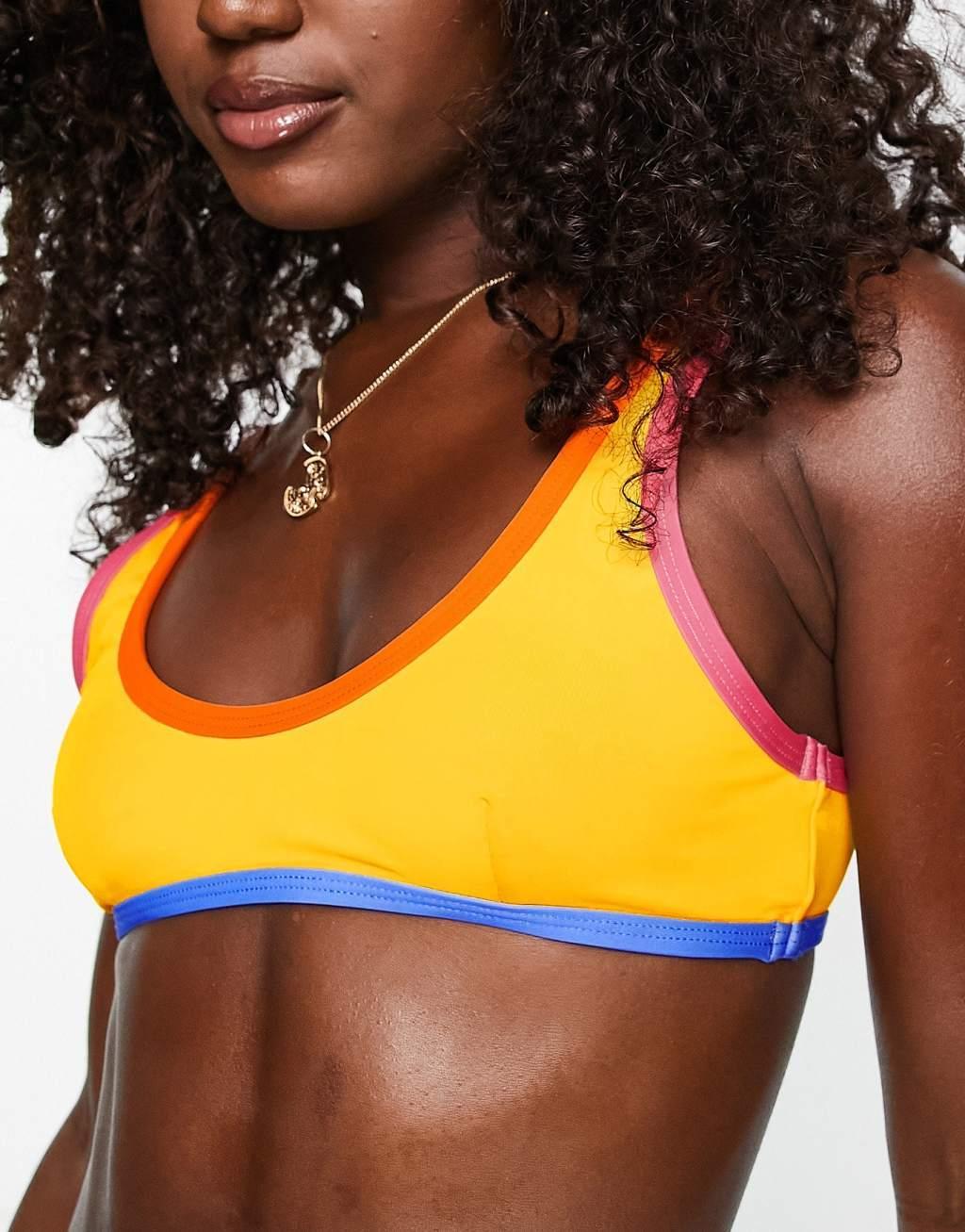 Its Now Cool Premium 90s duo crop bikini top Product Image