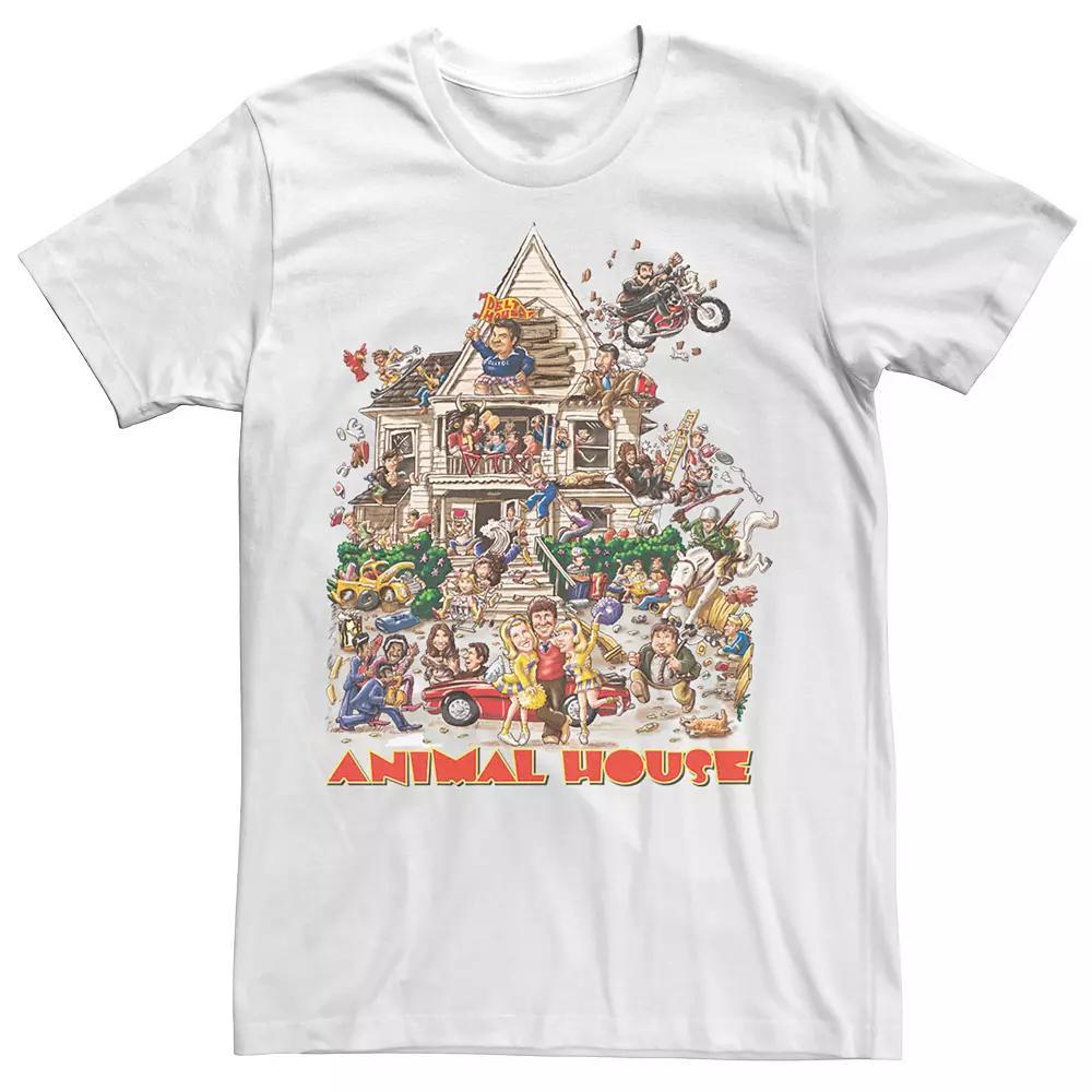 Men's Animal House Wild Rager Tee, Size: Medium, White Product Image