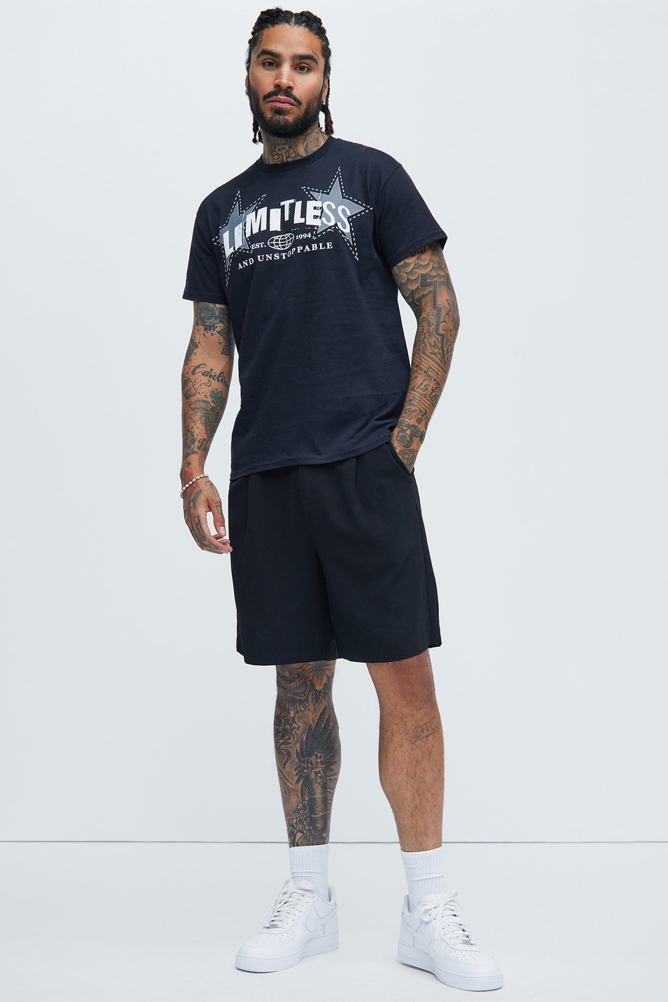 Limitless And Unstoppable Short Sleeve Tee - Black Product Image