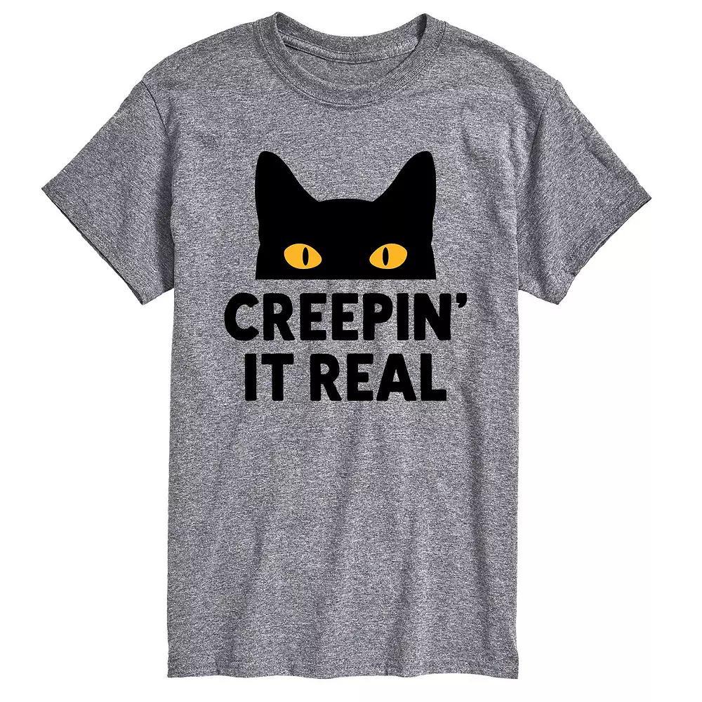 Big & Tall Creepin It Real Tee, Men's, Size: 4XL Tall, Gray Product Image