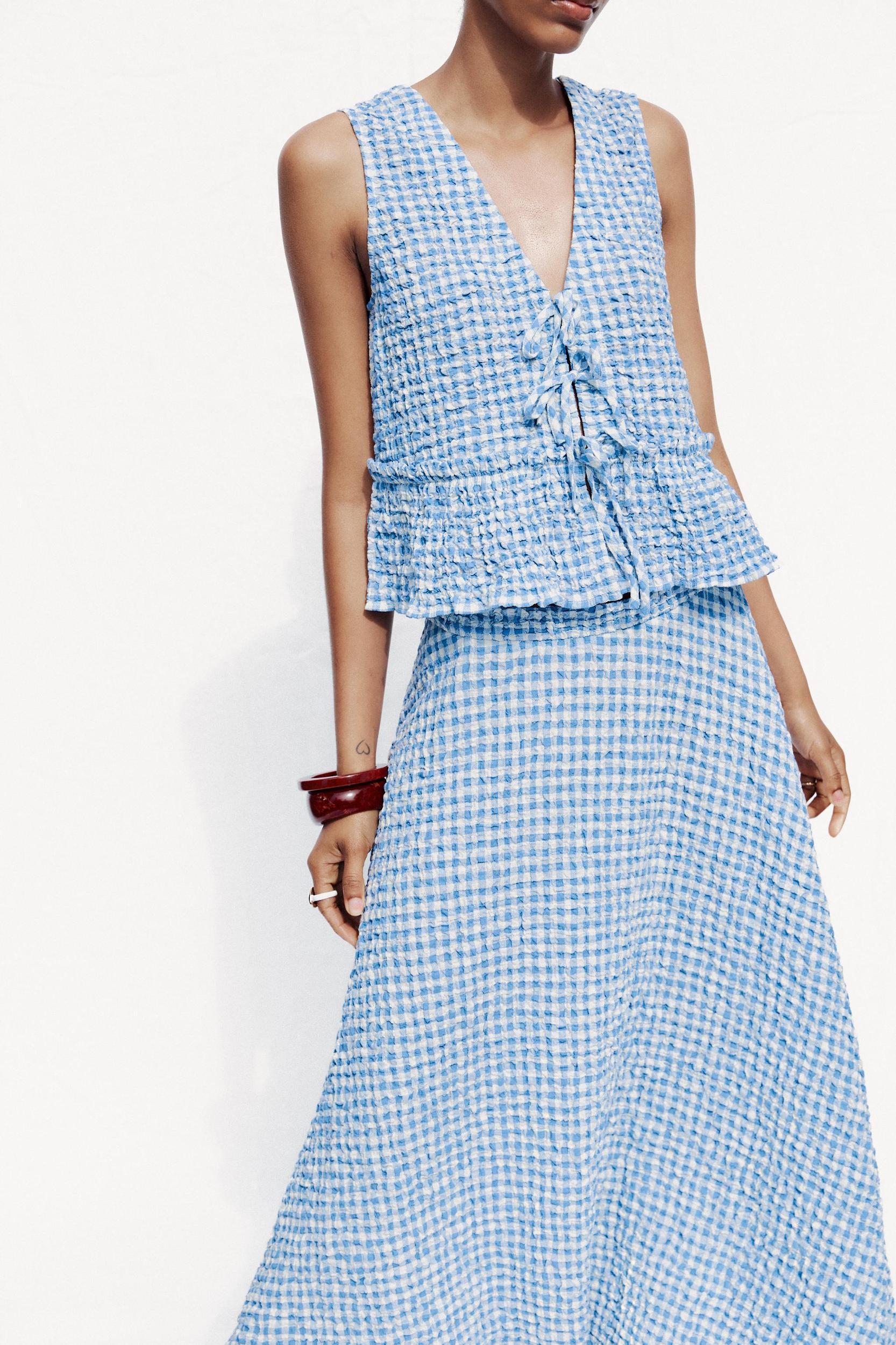 GINGHAM TOP Product Image