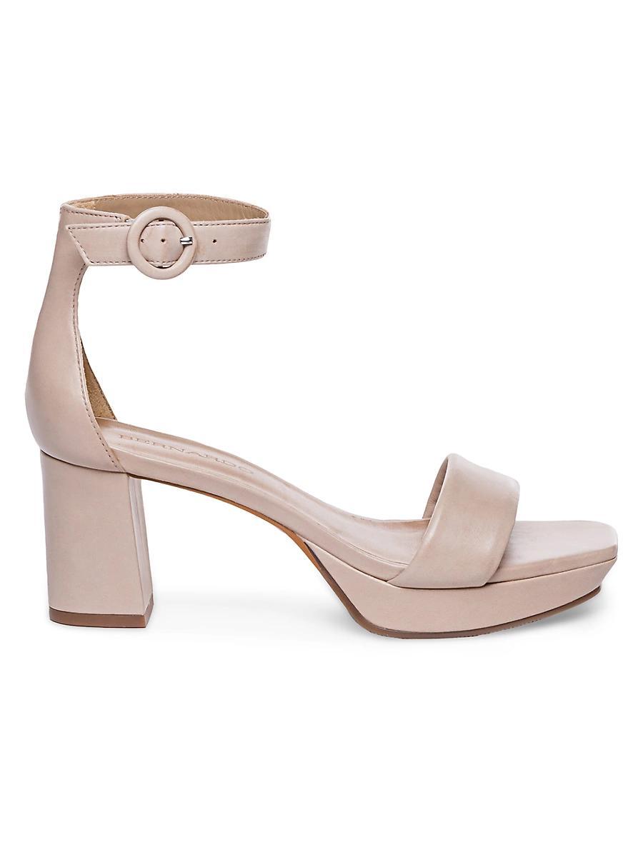 Carla Leather Ankle-Strap Sandals Product Image