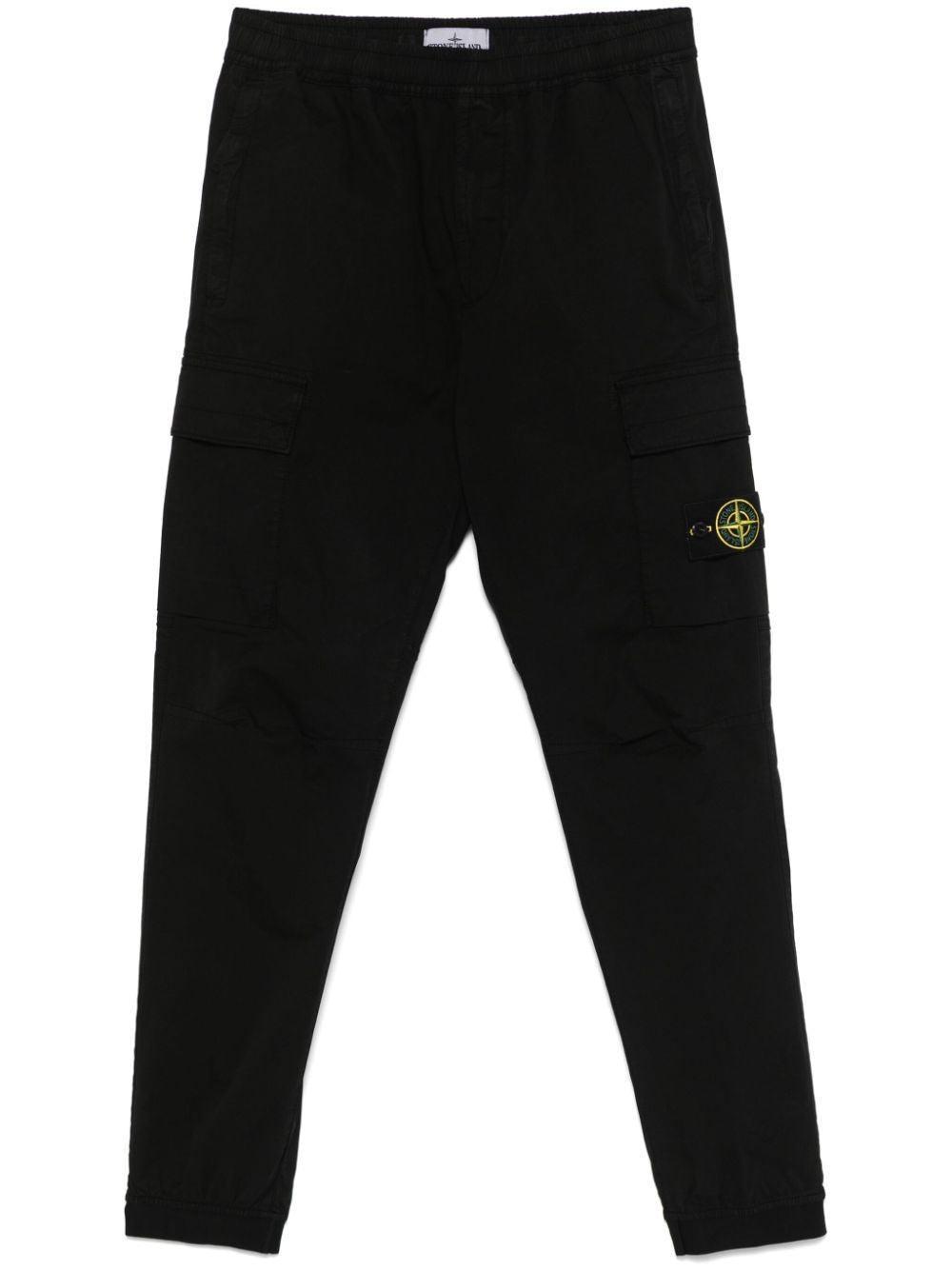 STONE ISLAND Men's Mini Trousers In Black Product Image