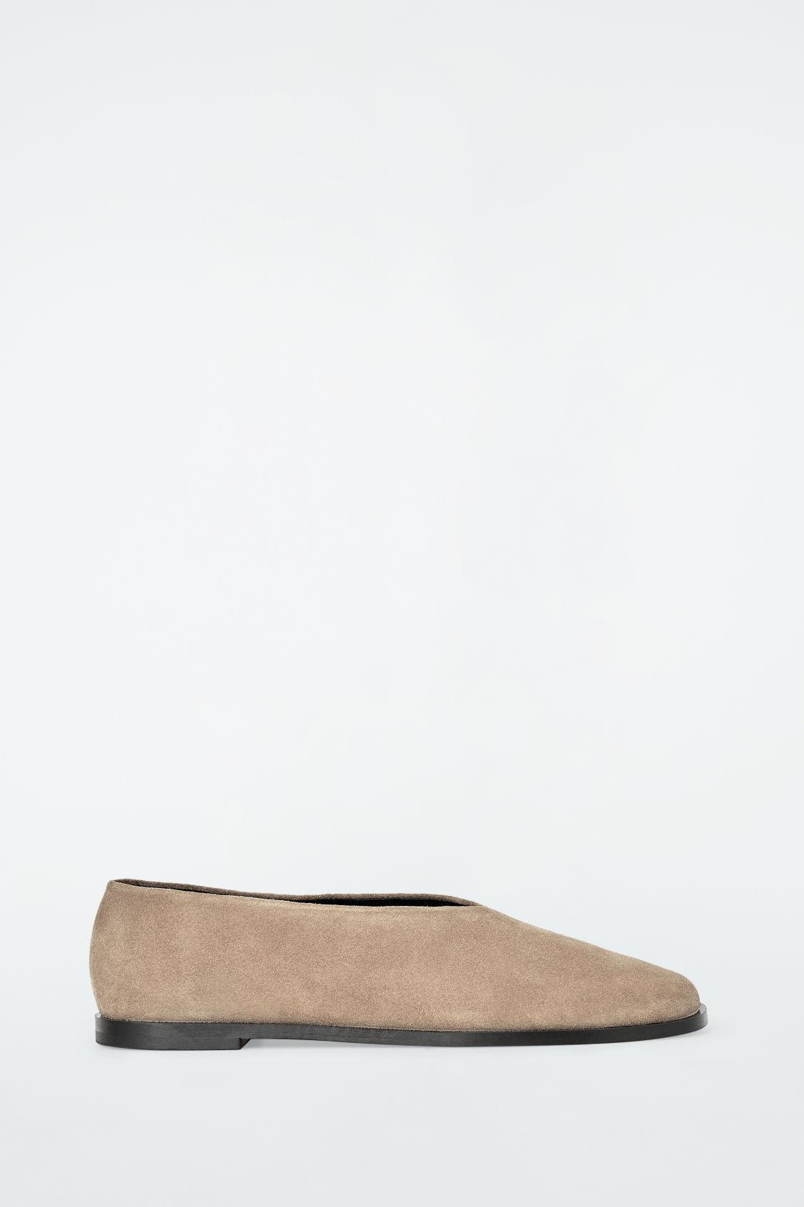 SUEDE BALLET FLATS Product Image