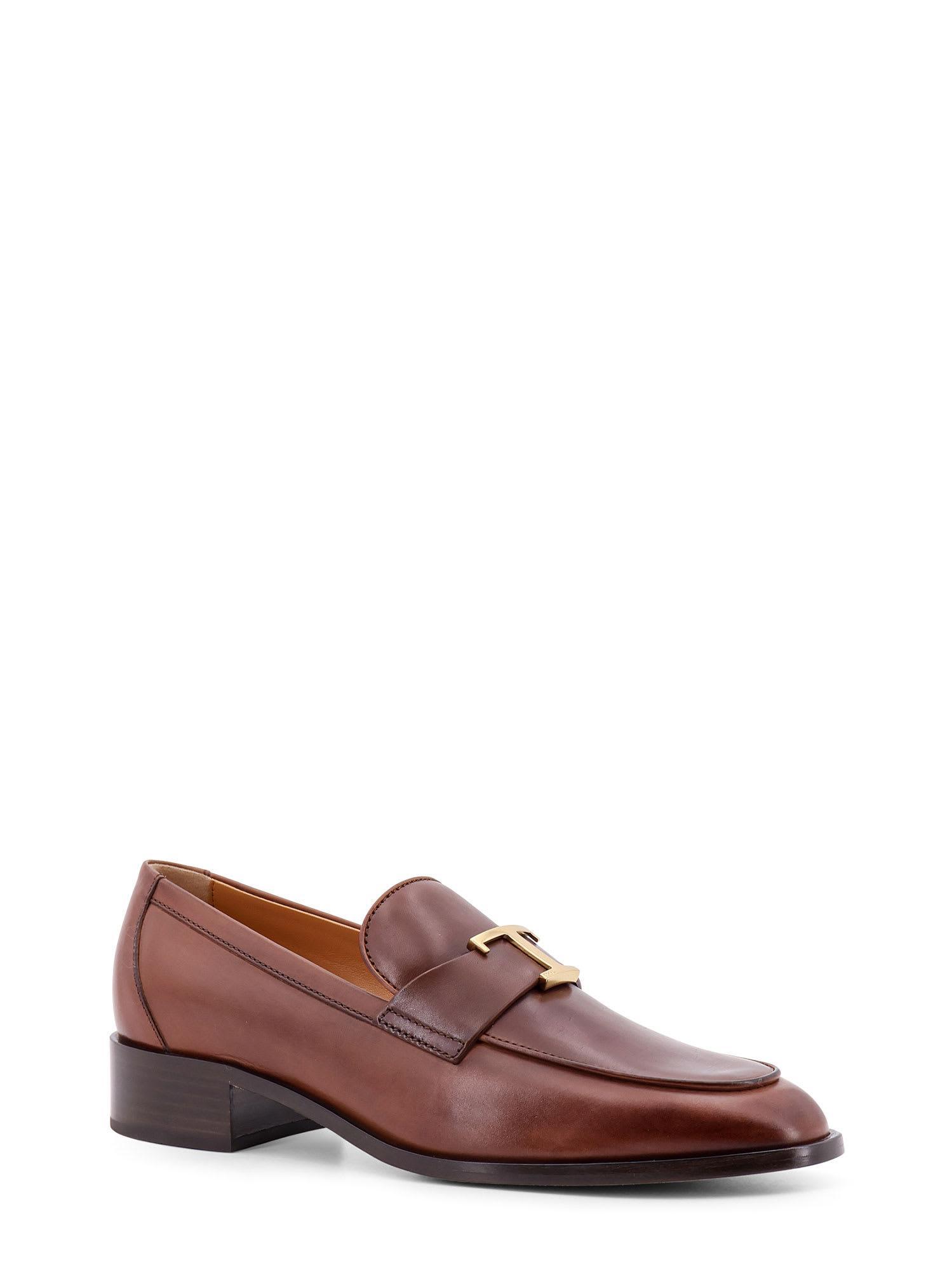 TOD'S Leather Loafer In Brown Product Image