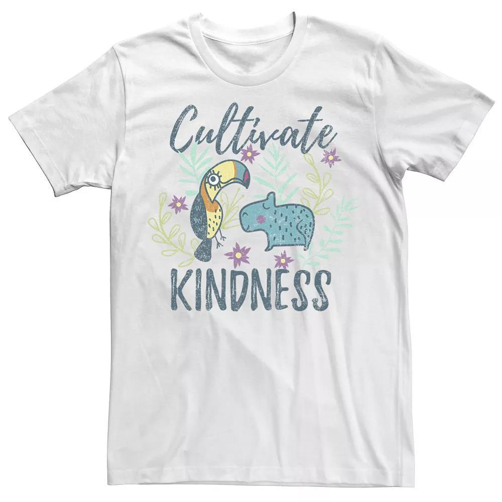 Disney's Encanto Men's Cultivate Kindness Distressed Animal Sketch Tee, Size: Small, White Product Image