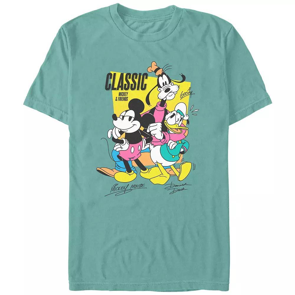 Men's Comfort Colors® Disney's Mickey Mouse And Friends Signatures Graphic Tee, Size: XXL, Foam Product Image