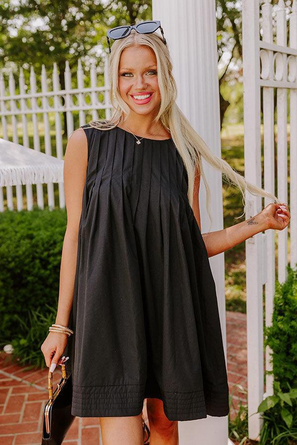 Happy Moment Mini Dress in Black Product Image