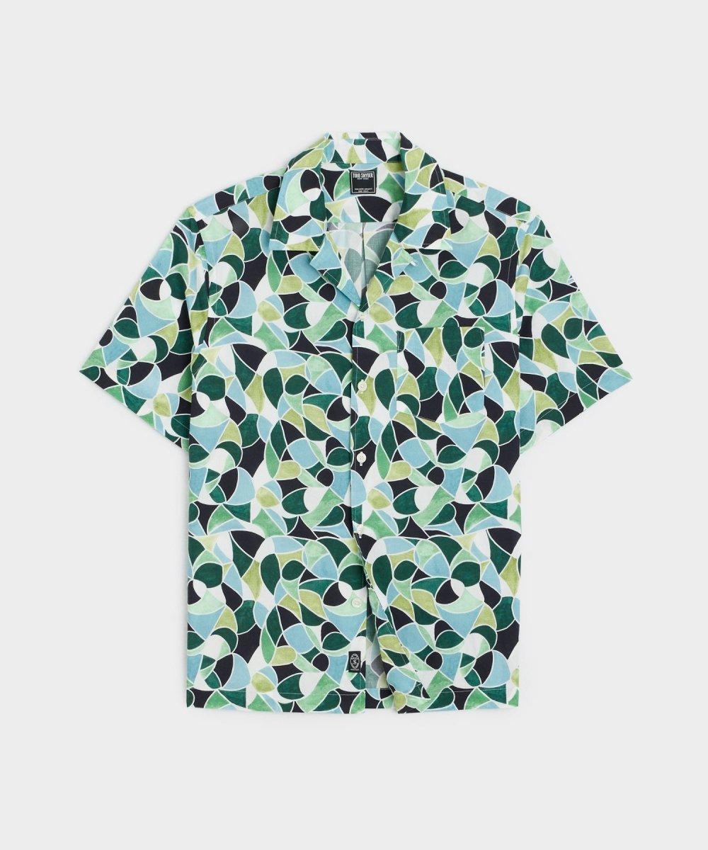 Kaleidoscope Short Sleeve Camp Collar Shirt Product Image