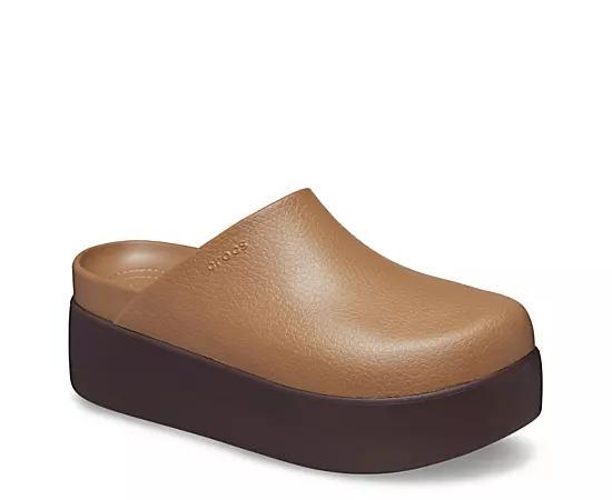 Womens Crocs Dylan Platform Clog - Sepia Product Image