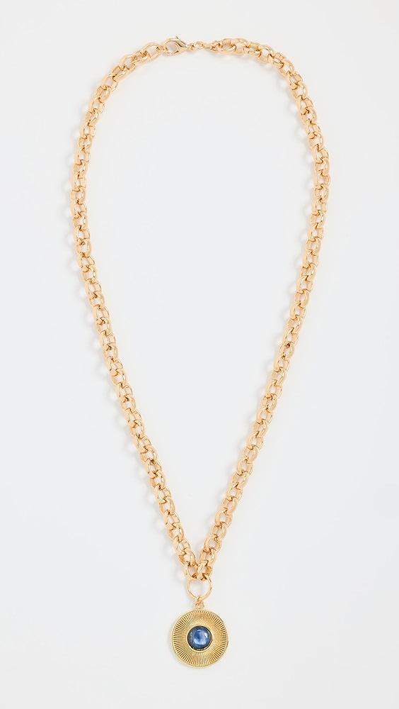 Alexa Leigh Blue Tiger Eye Sunburst Necklace | Shopbop Product Image