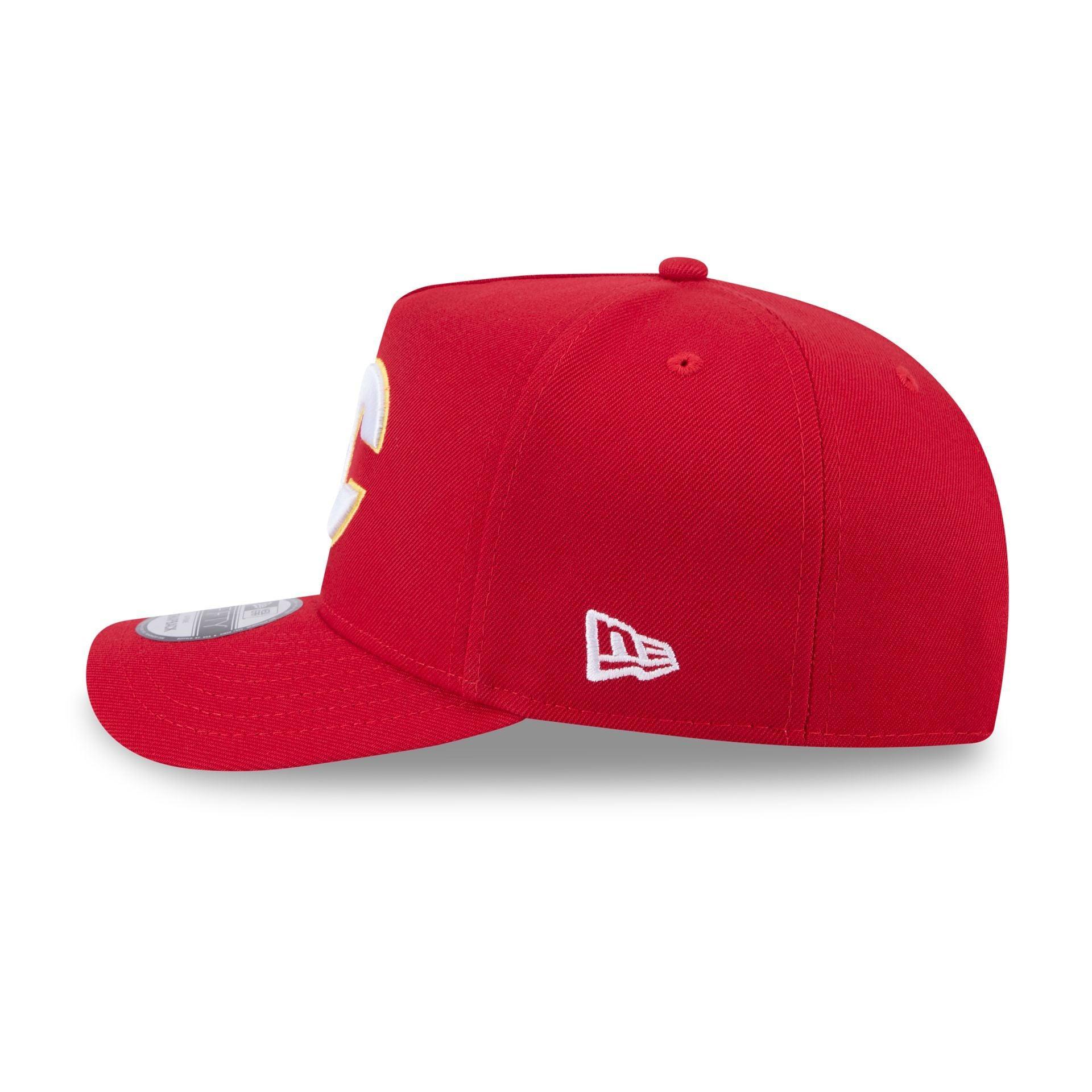 Calgary Flames Team 9FIFTY A-Frame Snapback Hat Male Product Image