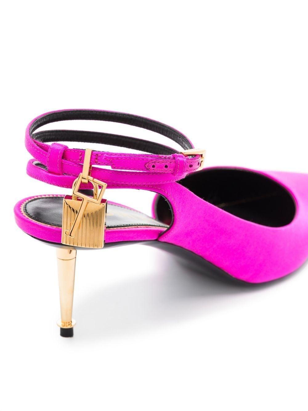 TOM FORD Padlock 70mm Pumps In Pink Product Image