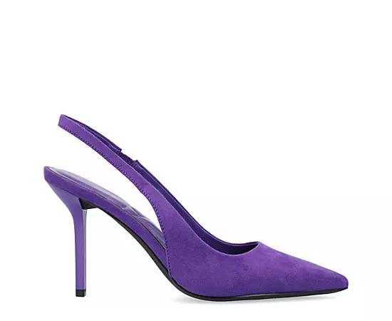 Journee Tru Comfort Foam™ Elenney Women's Slingback Heels, Size: 12, Purple Product Image