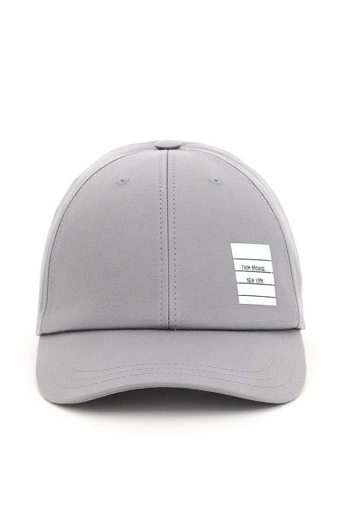 THOM BROWNE Classic Baseball Cap In Grey Product Image