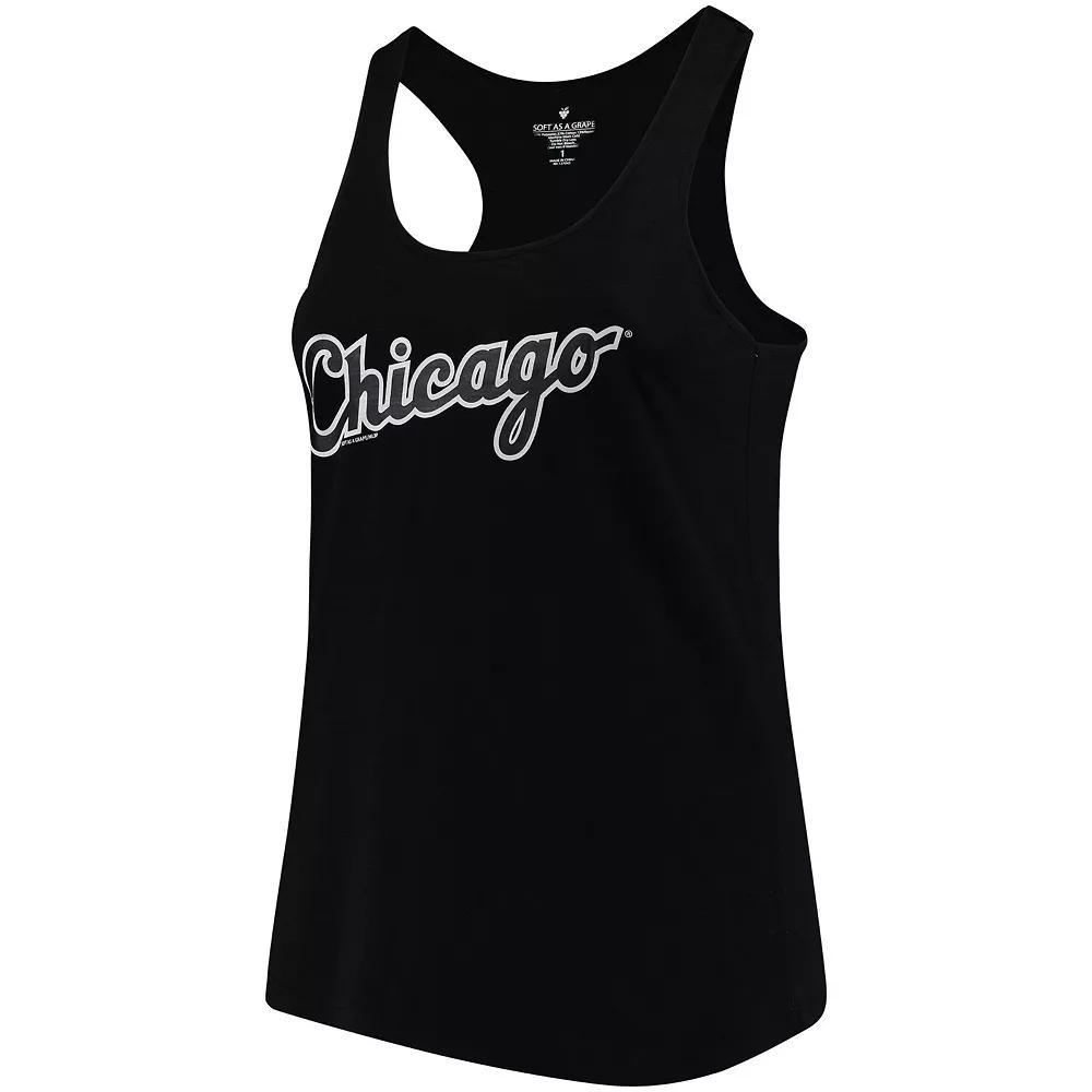 Women's Soft as a Grape Black Chicago White Sox Plus  Product Image