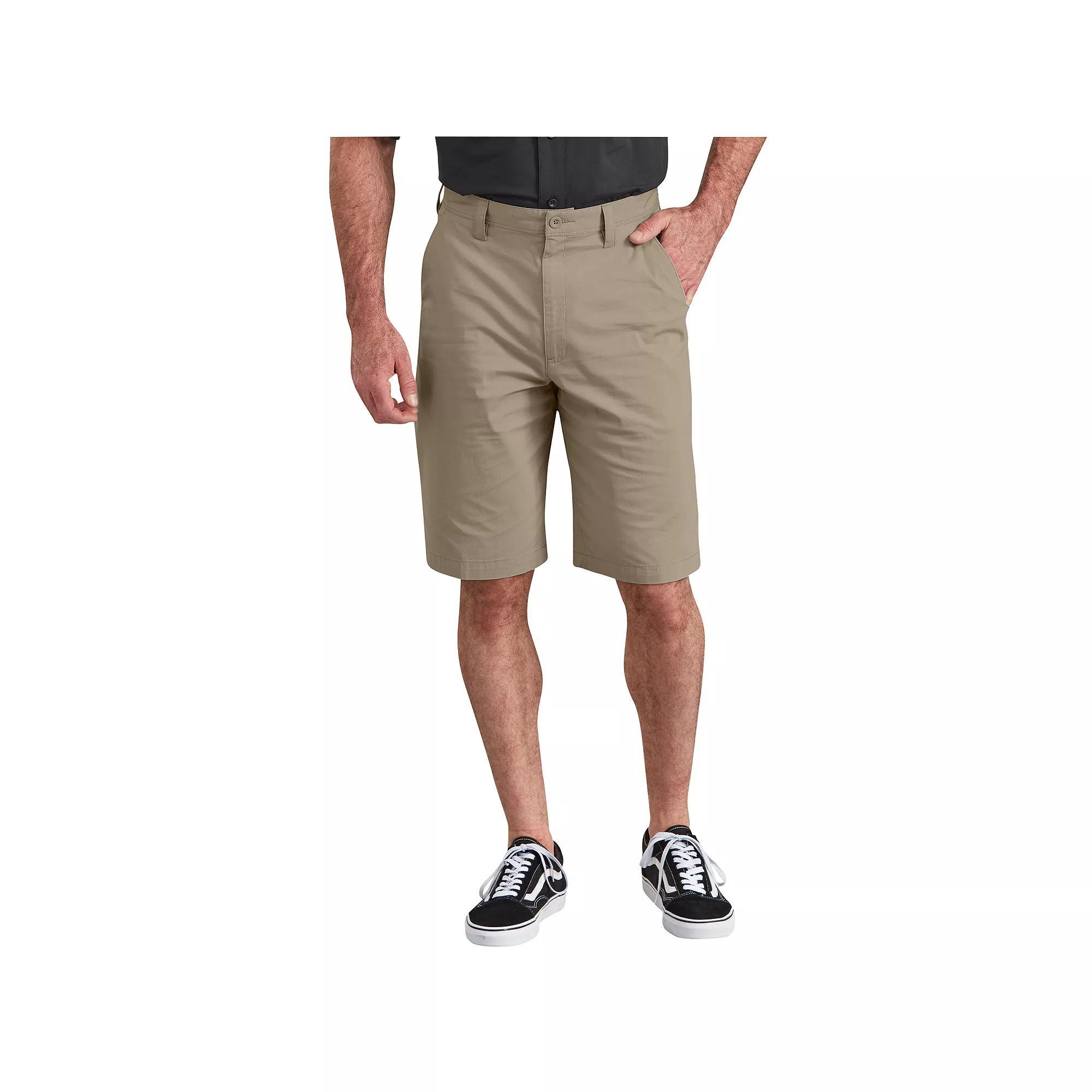 Men's Dickies 11-inch Performance Hybrid Utility Shorts, Size: 42, Beige Product Image