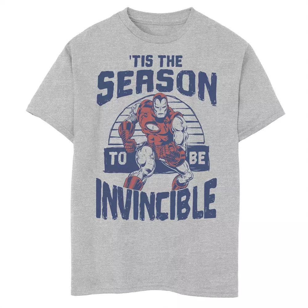 Boys 8-20 Marvel Iron Man 'Tis The Season Invincible Christmas Graphic Tee, Boy's,  Product Image
