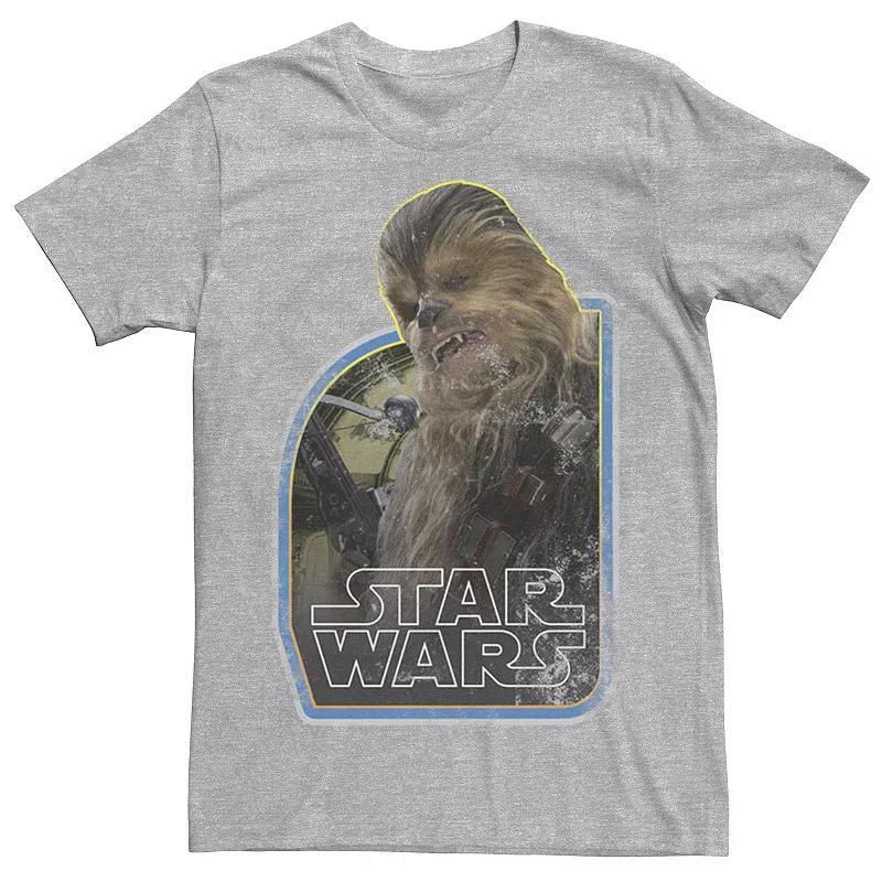 Men's Star Wars Chewbacca with Bowcaster Tee, Size: XXL, Athletic Grey Product Image