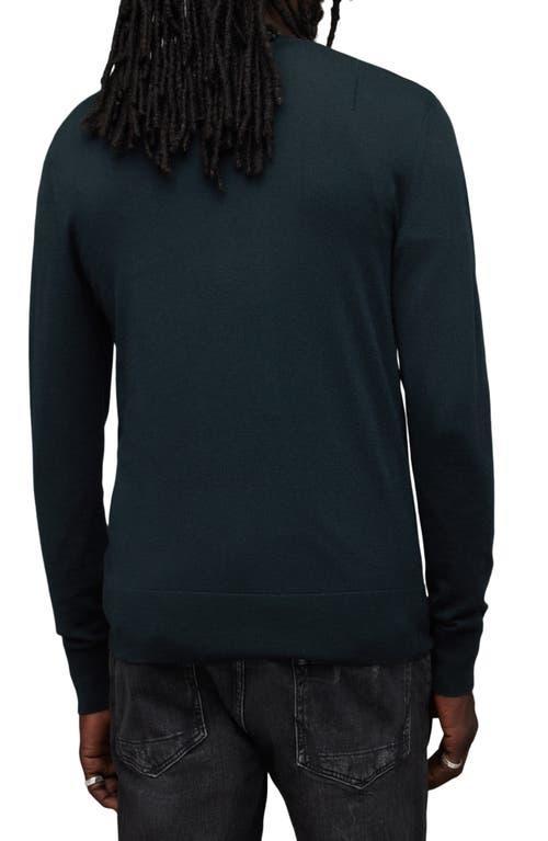 ALLSAINTS Mode Merino Crew Jumper In Racing Green Product Image